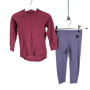 Unisex Polarn O. Pyret - Thermals, size 86 - 92 - Light pink (1)