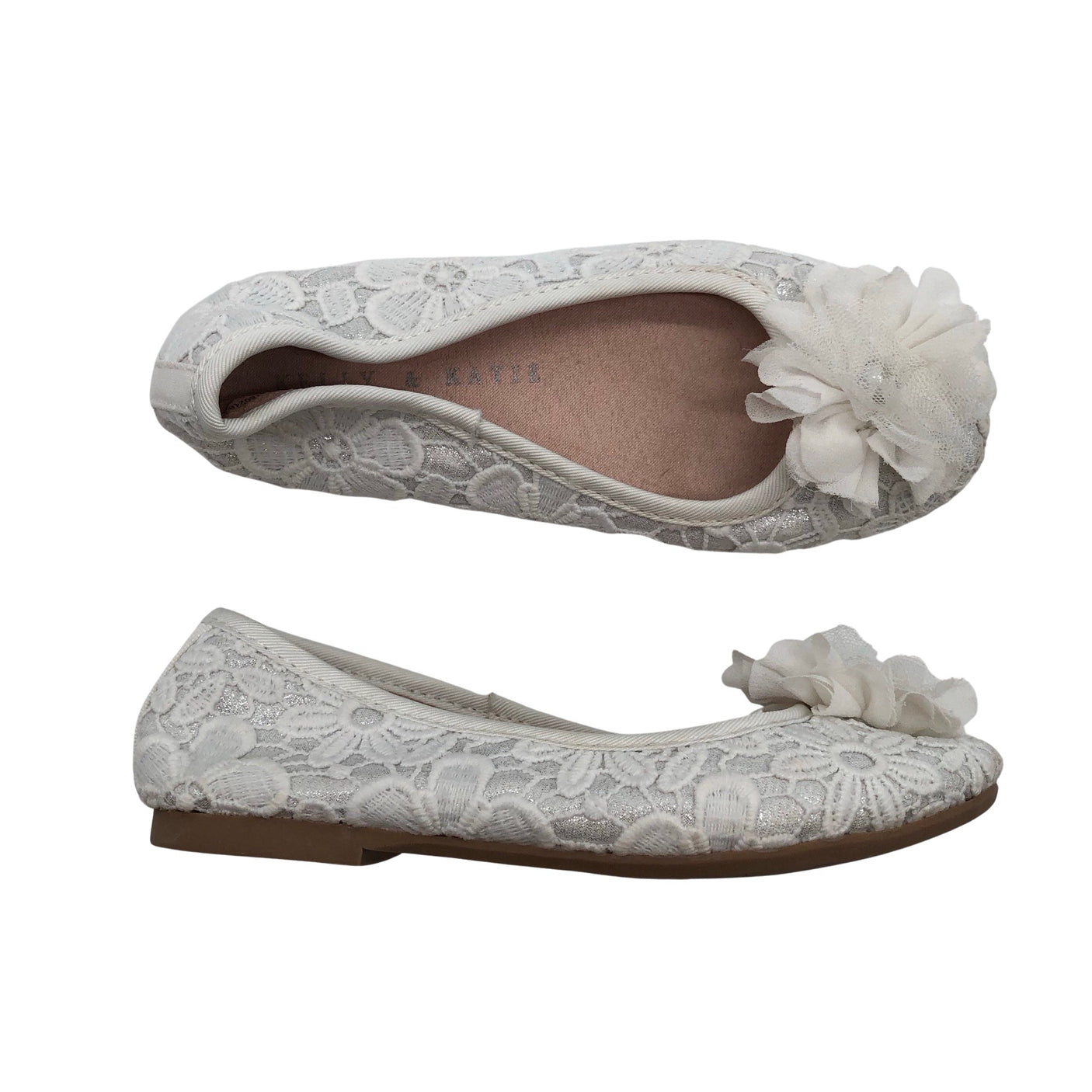Unisex Kelly&Katie - Ballerinas, size 30 - White (1)