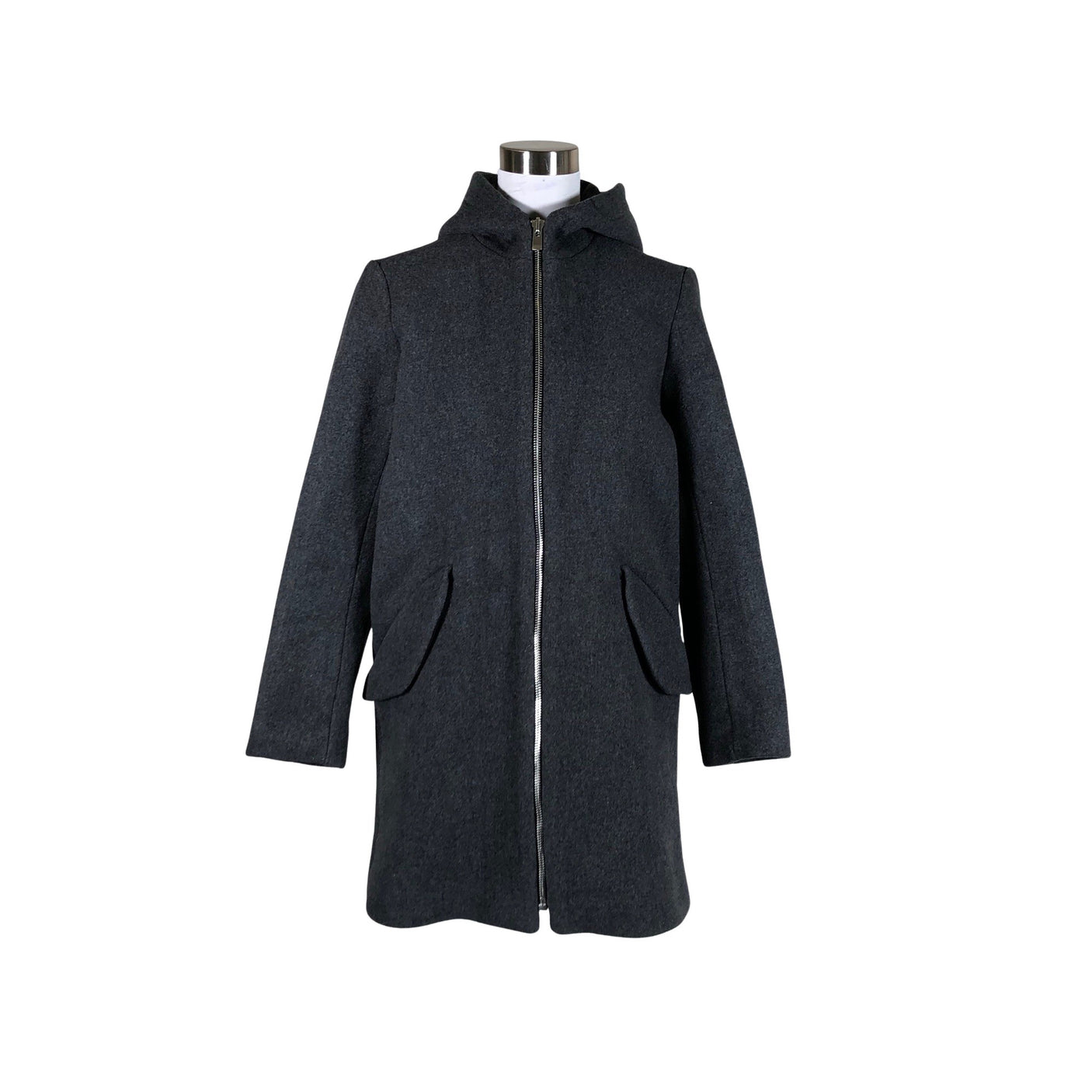 Unisex Sandro Paris - Wool coat, size 38 - Gray (1)