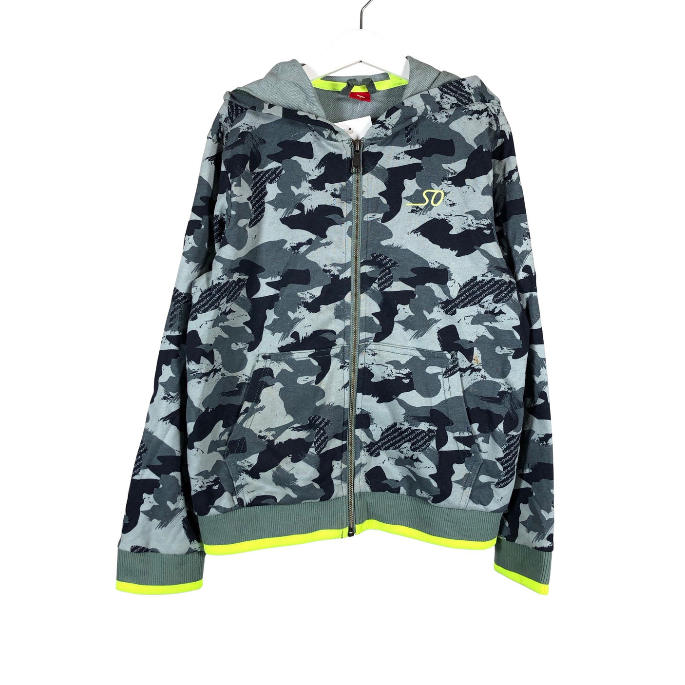 Unisex s.Oliver - Hoodie, size 134 - 140 - Gray (1)