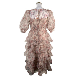 Unisex Newbie - Schiffon dress, size 38 - Gray (3)
