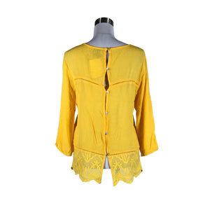 Unisex Nü - Blouse, size 36 - Yellow (2)