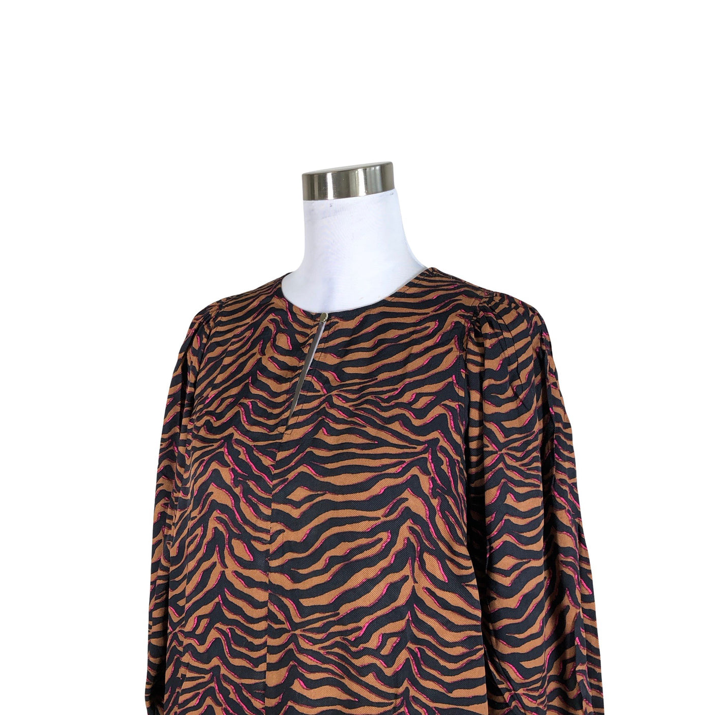 Unisex Mos Mosh - Schiffon dress, size 34 - Brown (3)
