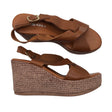 Unisex Rizzoli - Wedge sandals, size 37 - Brown ()