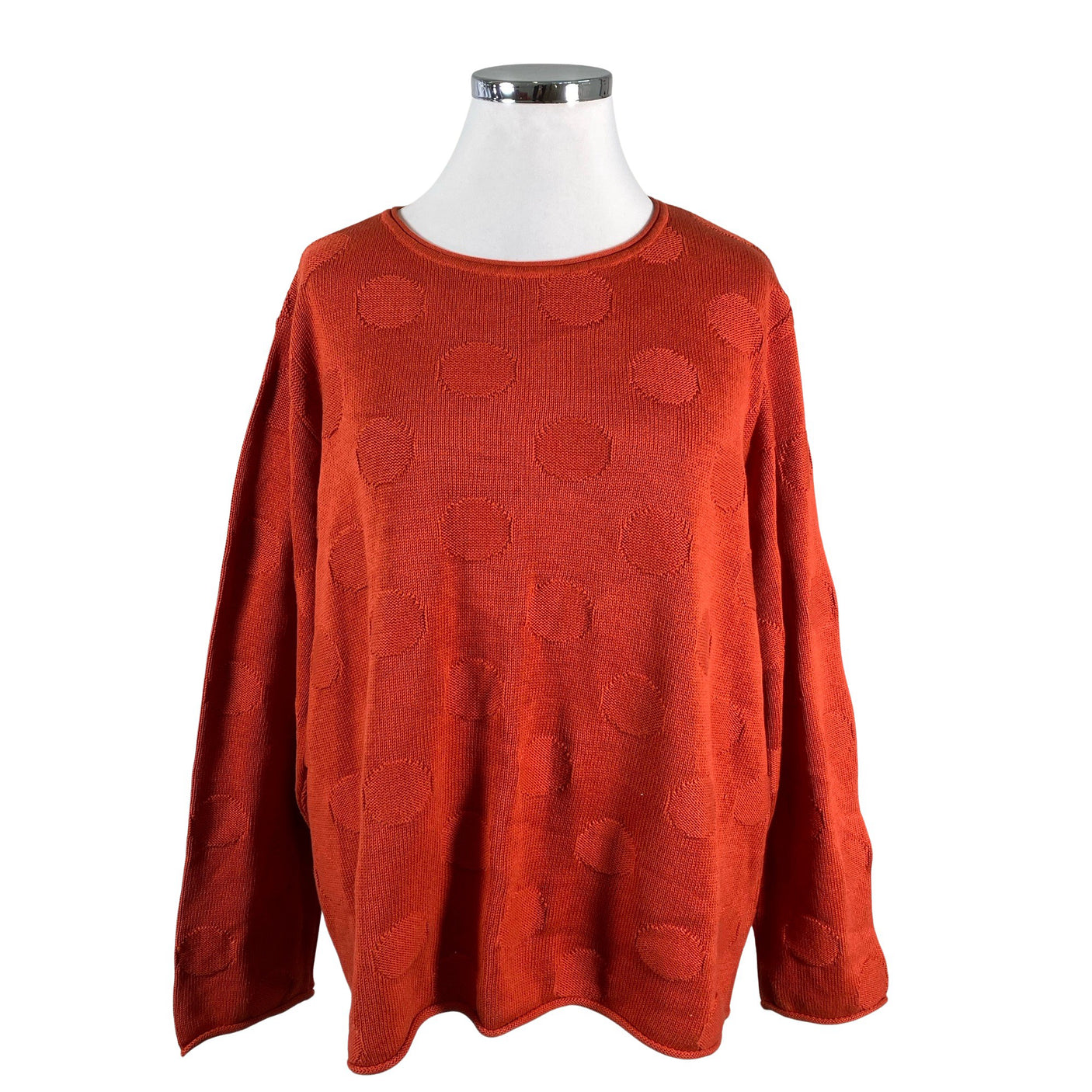 Unisex Gudrun Sjöden - Knit tunic, size 44 - Orange (1)