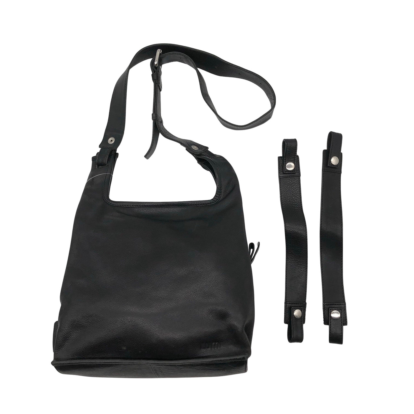Unisex Lumi - Shoulder bag, size Midi - Black (1)