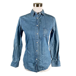 Unisex Uniqlo - Denim shirt, size 38 - Yellow (1)