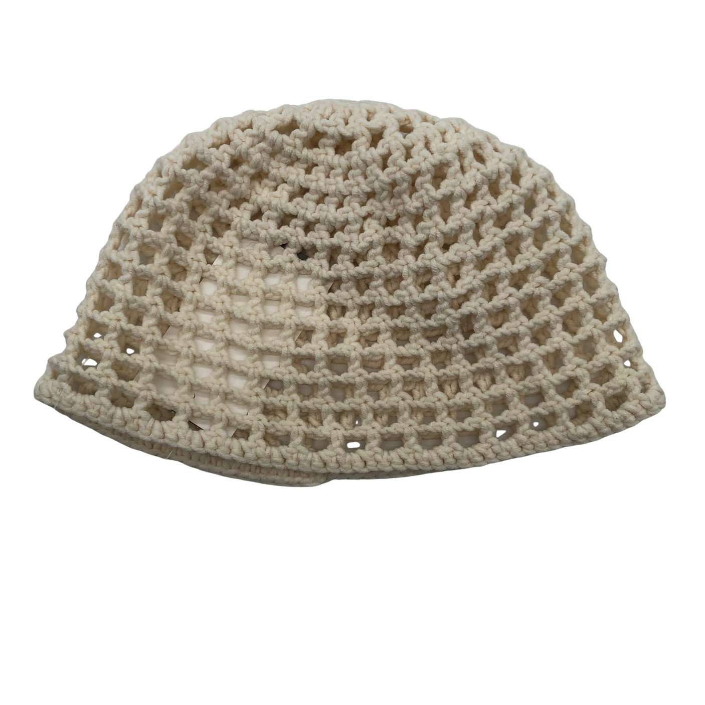 Unisex Handmade - Lightweight beanie, size 58 - 60 cm - Natural white (1)