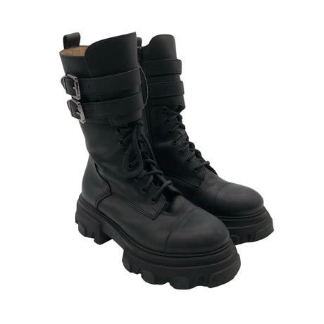 Unisex Vamsko - Army boots, size 37 - Black (2)