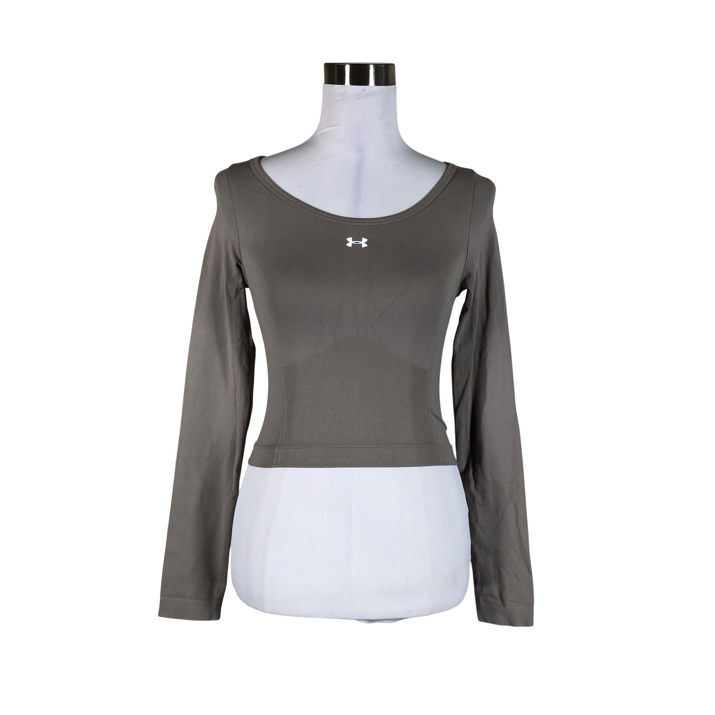 Unisex Under Armour - Sports shirt, long sleeve, size 36 - Gray (1)