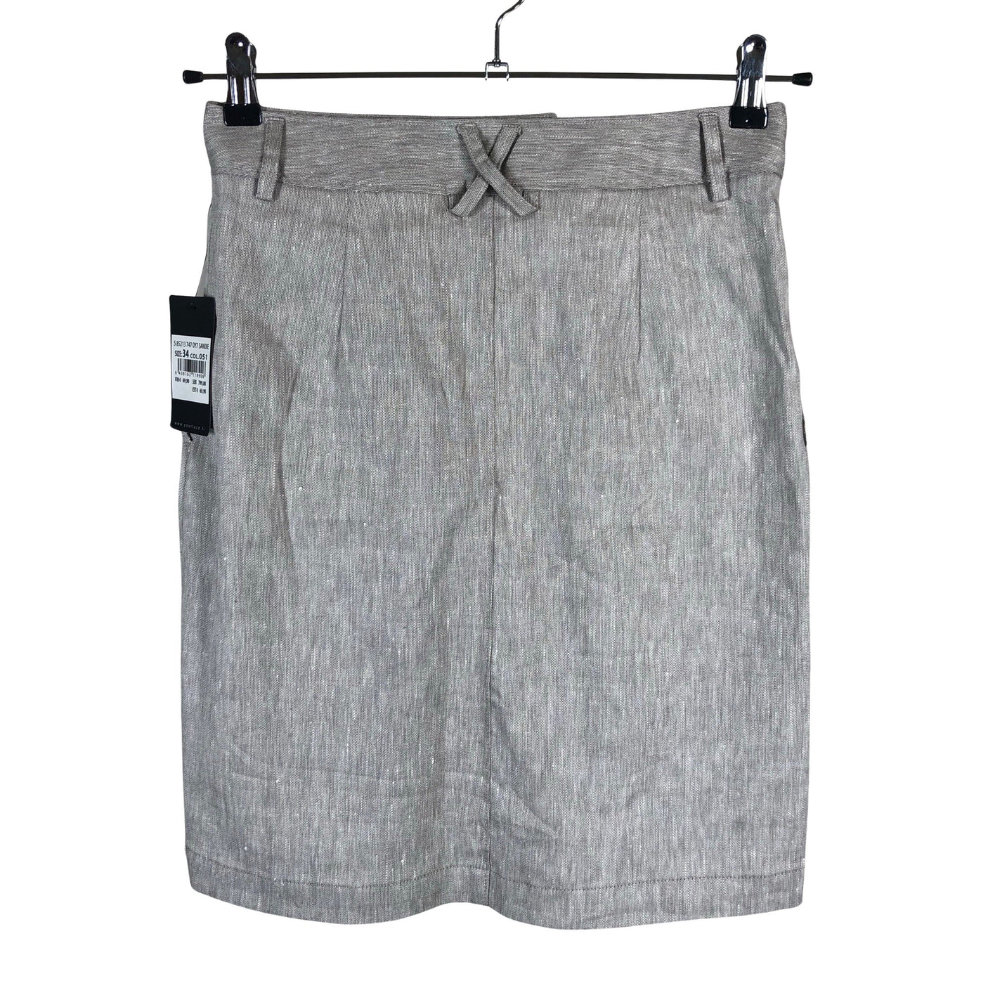 Unisex Your Face - Pencil skirt, size 34 - Gray (2)