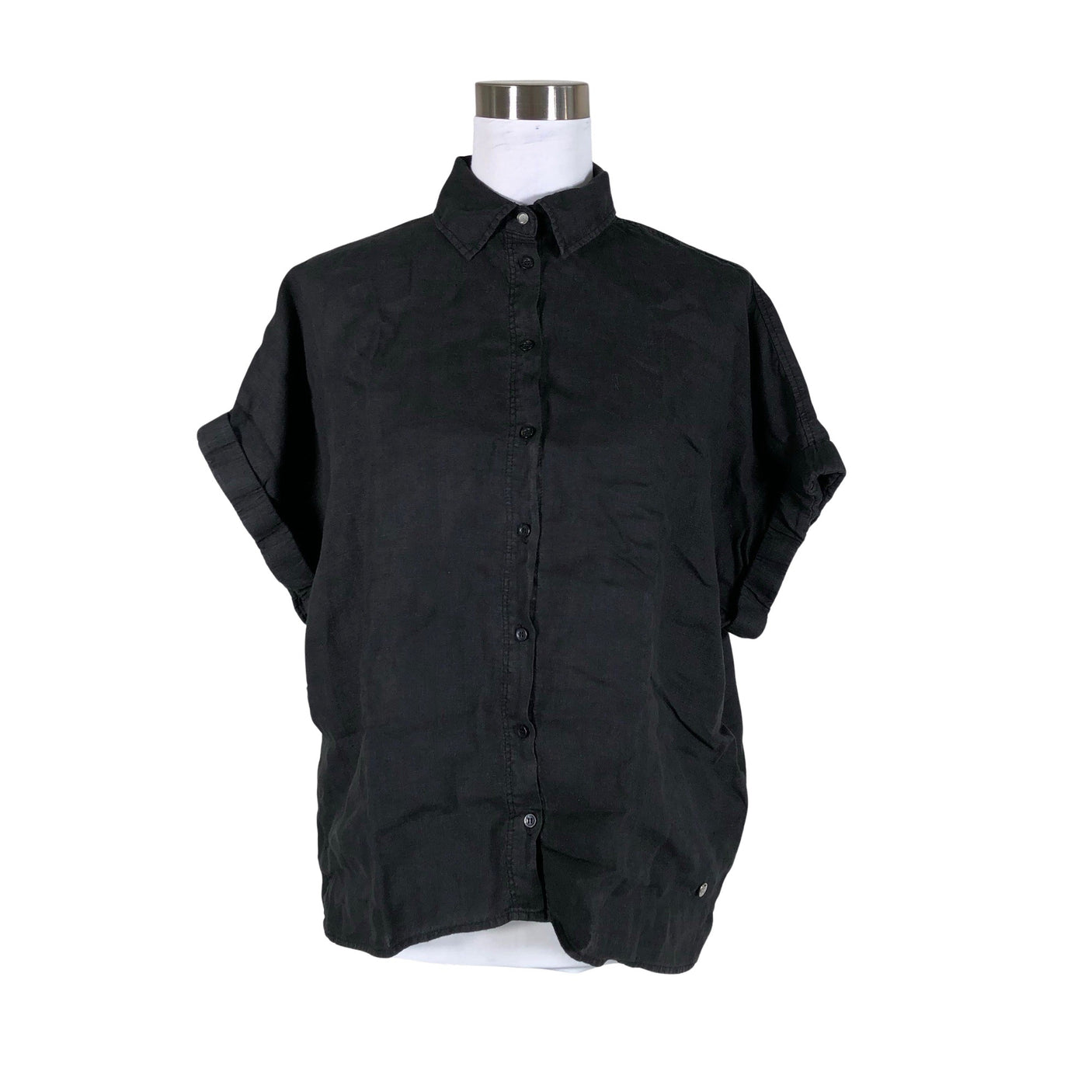 Unisex Mos Mosh - Short-sleeved blouse, size 36 - Black (1)