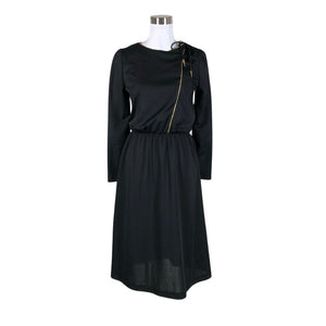 Unisex Misstex - Tricot dress, size 38 - Black (1)