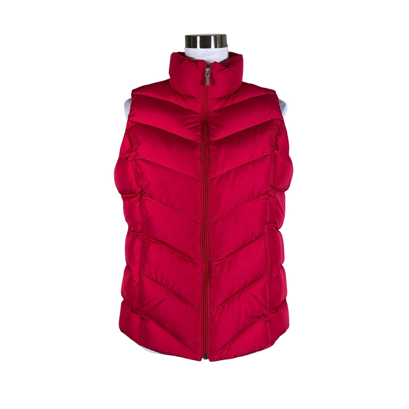 Unisex Lands' End - Winter vest, size 38 - Red (1)