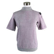 Unisex Adidas - Sports shirt, short sleeve, size 40 - Violet ()