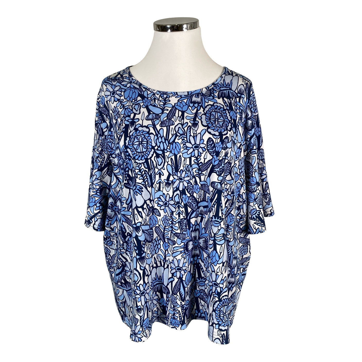 Unisex Nanso - Short-sleeved blouse, size 50 - Blue (1)