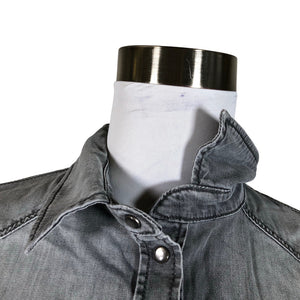 Unisex Liu Jo - Denim shirt, size 38 - Gray (2)