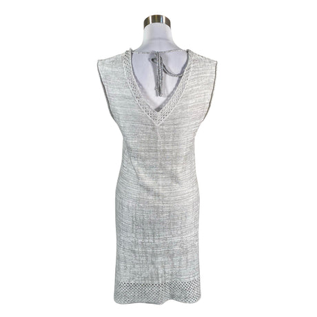 Unisex Cream - Knit dress, size 40 - Gray (2)
