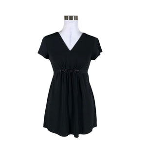 Unisex Motherhood - Short-sleeved blouse, size 36 - Black (1)
