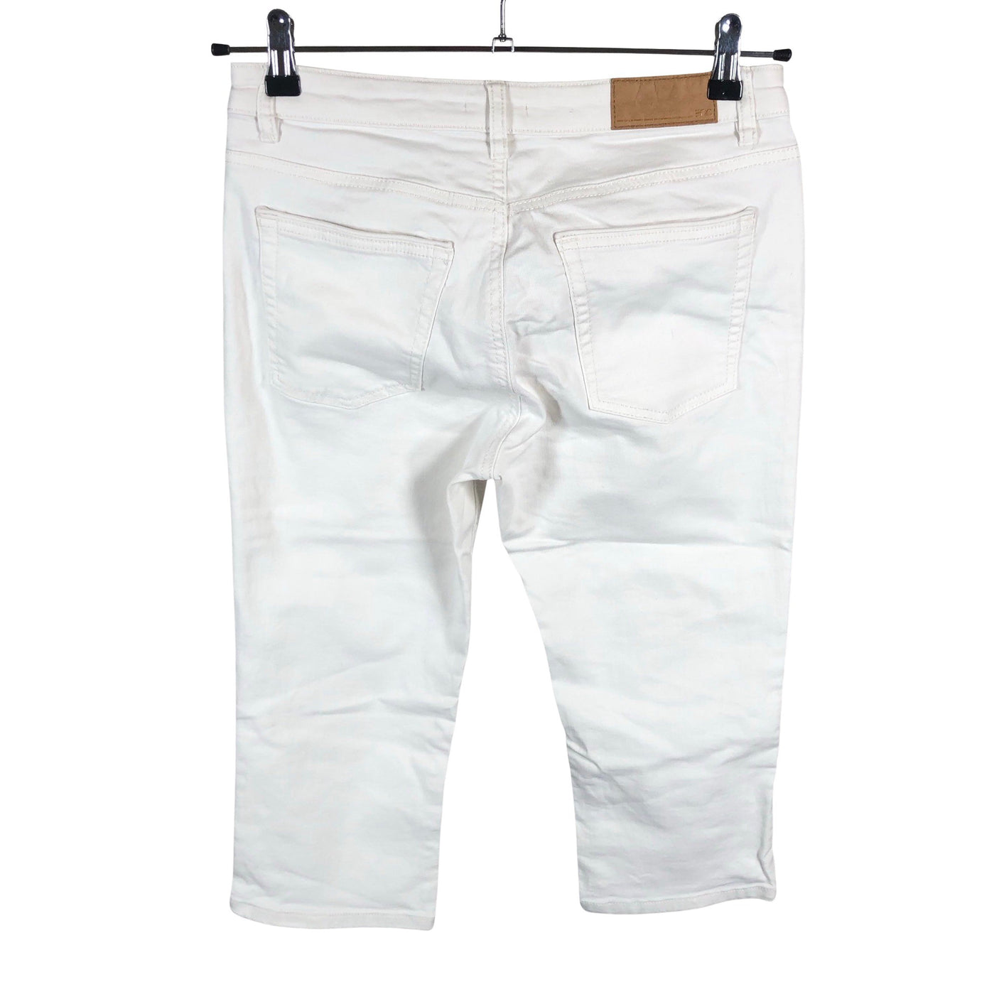 Unisex Esprit - Capri jeans, size 38 - Natural white (2)