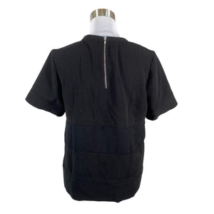 Unisex Samsoe&Samsoe - Short-sleeved blouse, size 38 - Black (2)