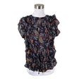 Unisex Summum Woman - Short-sleeved blouse, size 38 - Black ()