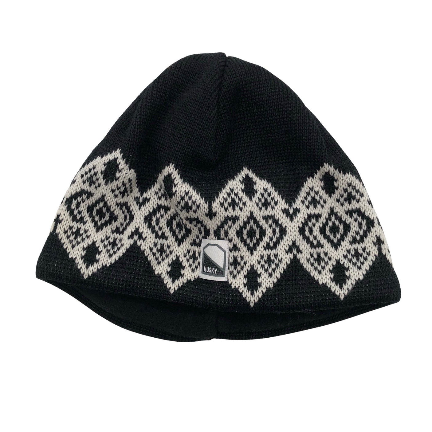 Unisex Husky - Winter beanie, size 54 - 56 cm - Black (1)