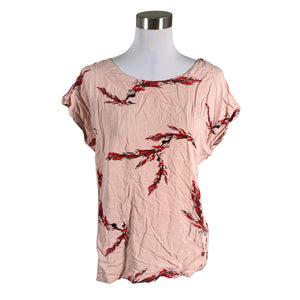 Unisex Rue de Femme - Short-sleeved blouse, size 38 - Light pink (1)