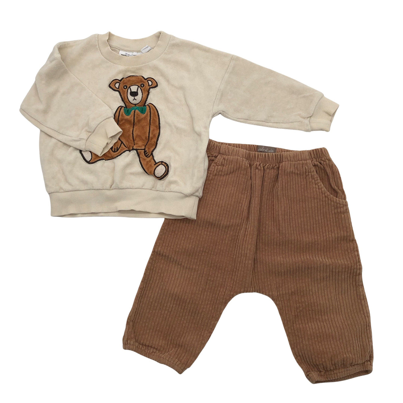 Unisex Mini Rodini - Sweatshirt, size 80 - 86 - Beige (1)