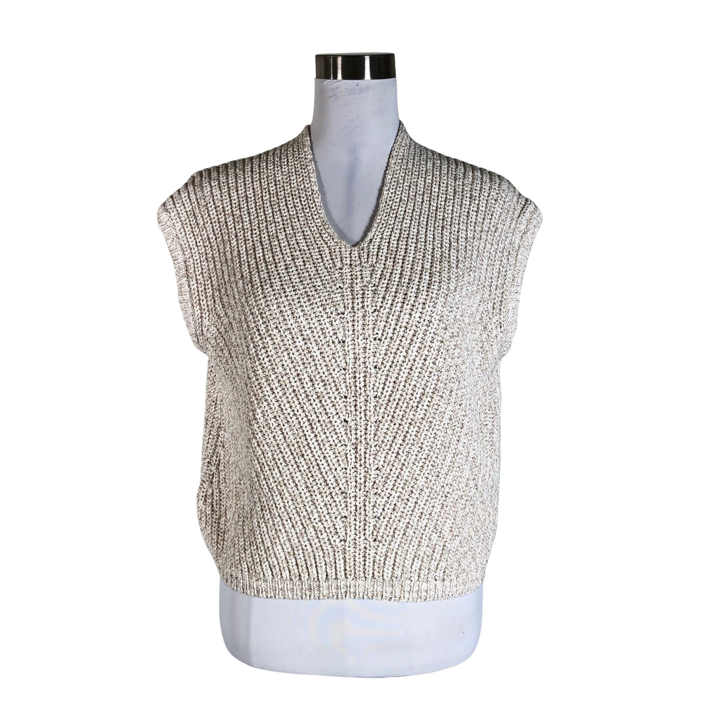 Unisex Opus - Knit vest, size 36 - Beige (1)