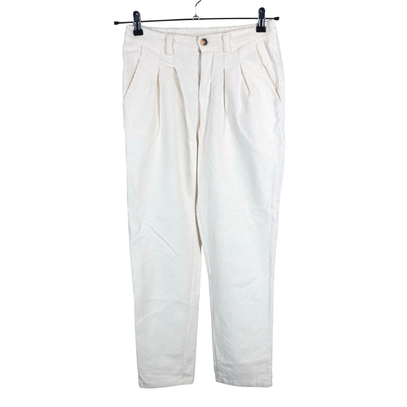 Unisex Pepper - Velvet pants, size 36 - Natural white (1)