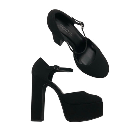 Unisex Soda - High heels, size 39 - Black ()