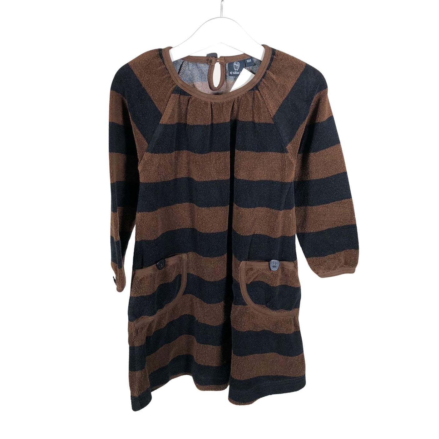 Unisex ej sikke lej - Sweatshirt dress, size 98 - 104 - Brown (1)