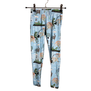 Unisex NOSH - Leggings, size 110 - 116 - Light blue (1)