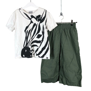 Unisex Uniqlo - Slacks, size 134 - 140 - Green (1)