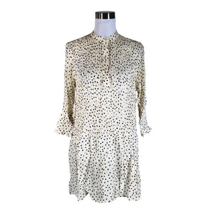 Unisex Samsoe&Samsoe - Schiffon dress, size 36 - Natural white (1)
