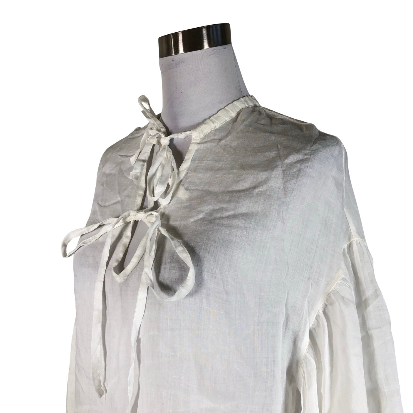 Unisex LaSalle - Schiffon tunic, size 36 - White (3)