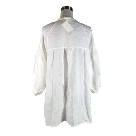 Unisex LaSalle - Schiffon tunic, size 36 - White (2)