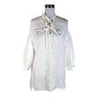 Unisex LaSalle - Schiffon tunic, size 36 - White ()