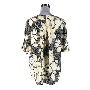 Unisex by Malene Birger - Short-sleeved blouse, size 38 - Beige (2)