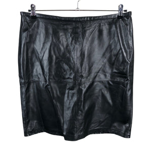 Unisex Global - Leather skirt, size 42 - Black (1)