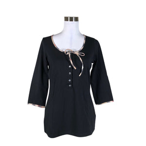 Unisex Burberry Brit - Tricot shirt, size 40 - Black (1)