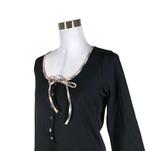 Unisex Burberry Brit - Tricot shirt, size 40 - Black (3)