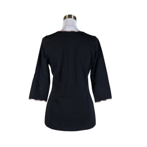 Unisex Burberry Brit - Tricot shirt, size 40 - Black (2)