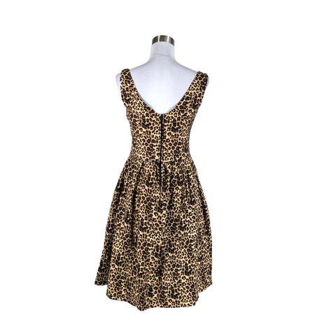 Unisex Lindy Bop - Tricot dress, size 38 - Beige (2)