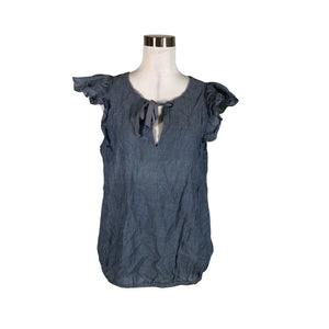 Unisex Gap - Short-sleeved blouse, size 38 - Blue (1)