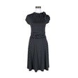 Unisex Retrolicious - Tricot dress, size 38 - Black ()