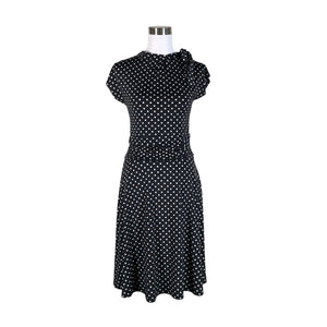 Unisex Retrolicious - Tricot dress, size 38 - Black (1)