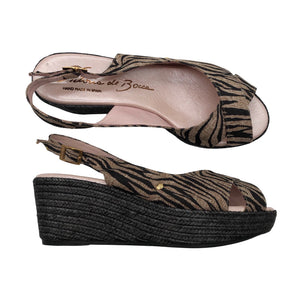 Unisex Victoria De Bocca - Wedge sandals, size 39 - Beige (1)