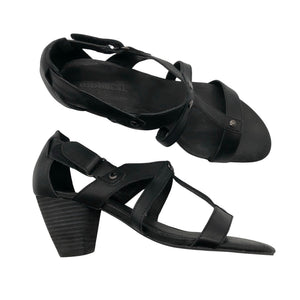 Unisex Bianco - Heeled sandals, size 39 - Black (1)